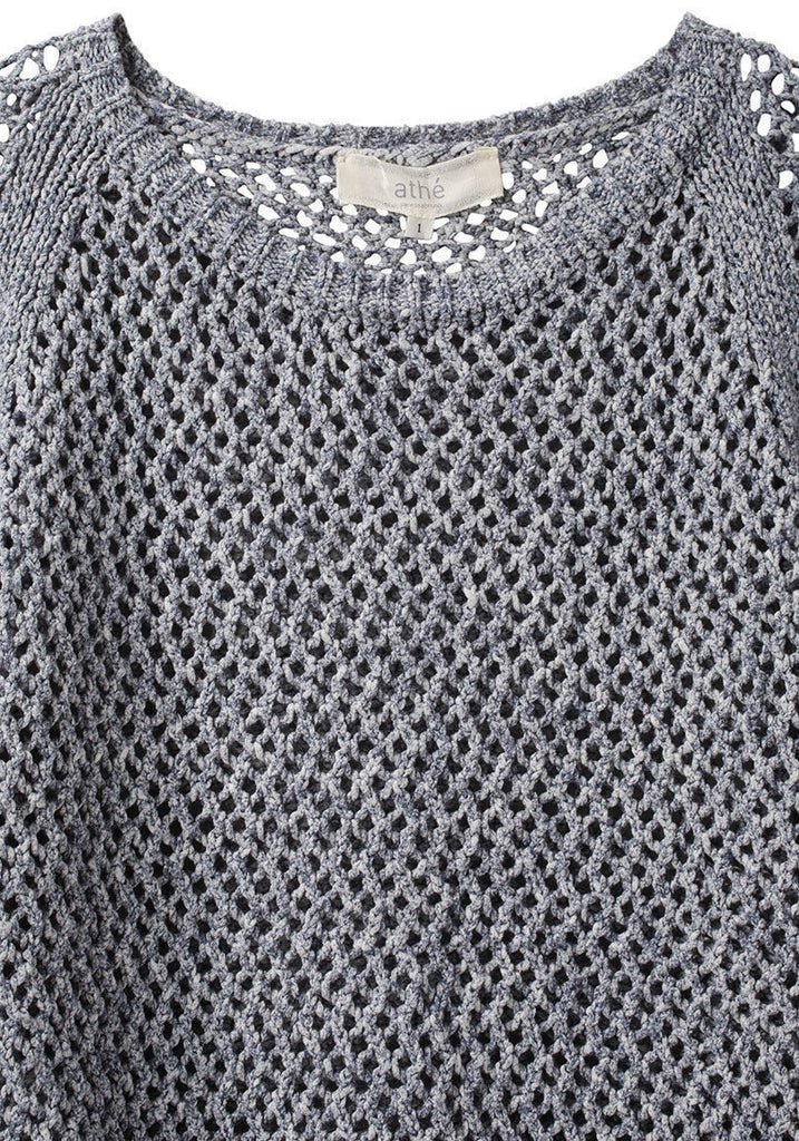 Textured Open Knit Pullover