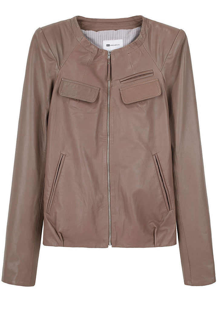 Washed Leather Jacket