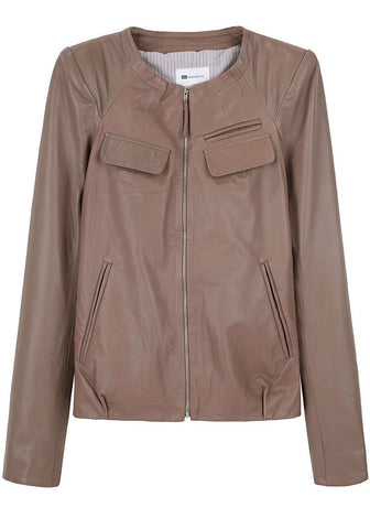 Washed Leather Jacket