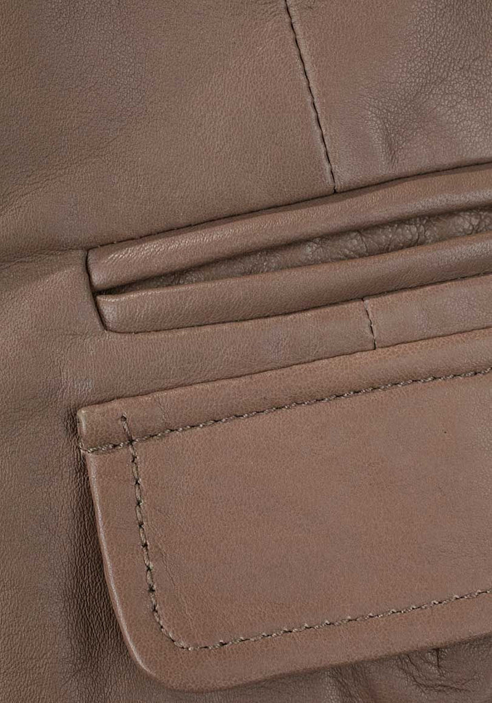 Washed Leather Jacket