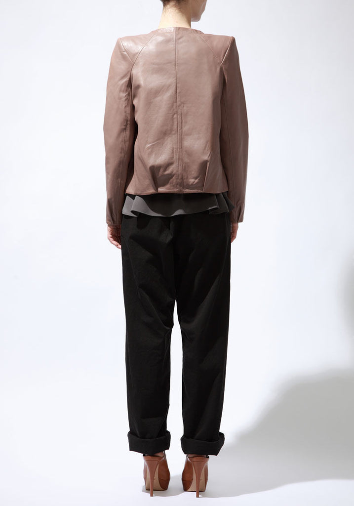 Washed Leather Jacket