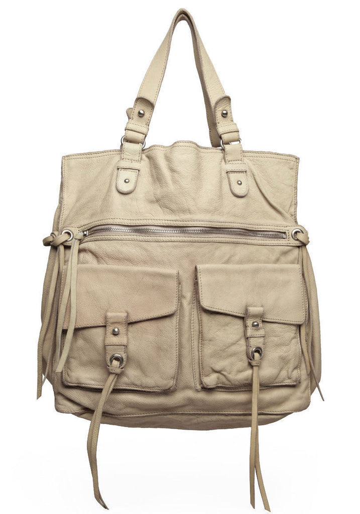 Washed Leather Satchel