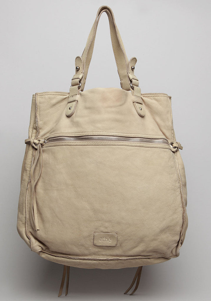 Washed Leather Satchel