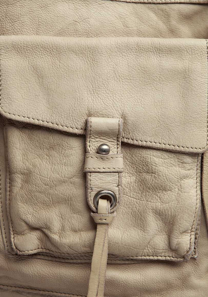 Washed Leather Satchel
