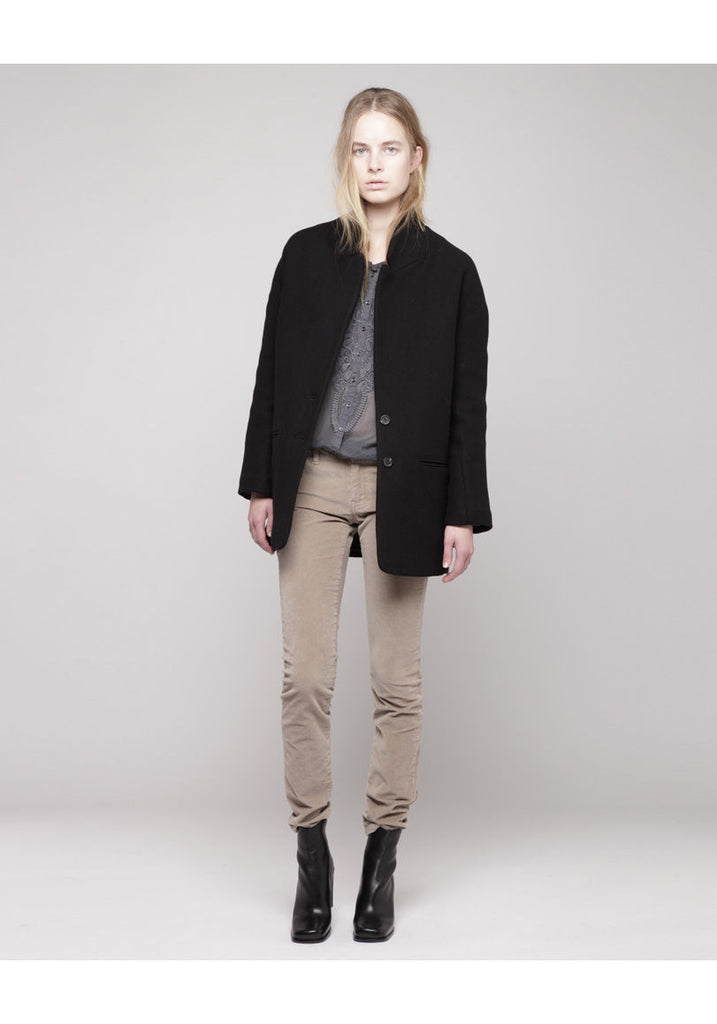 Wool Twill Manteau Coat