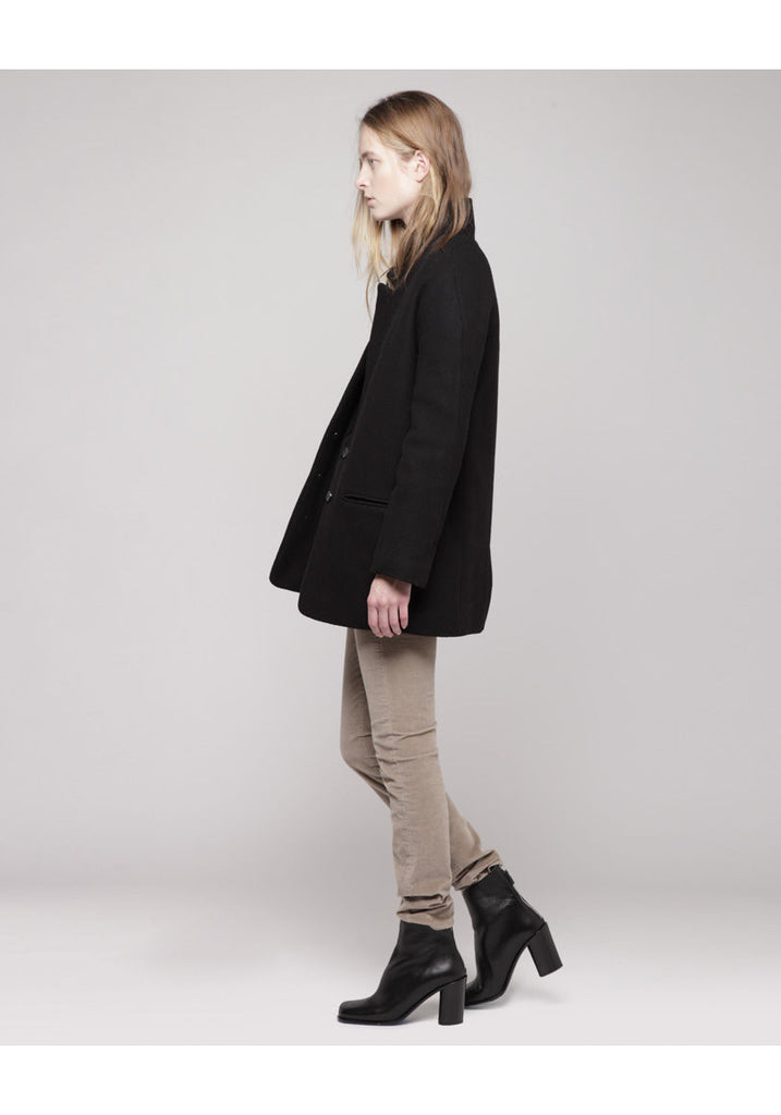 Wool Twill Manteau Coat