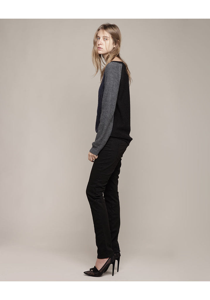 Zipper Pocket Skinny Jeans