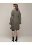 Boucl‚ Coat w/ Shaped Waist