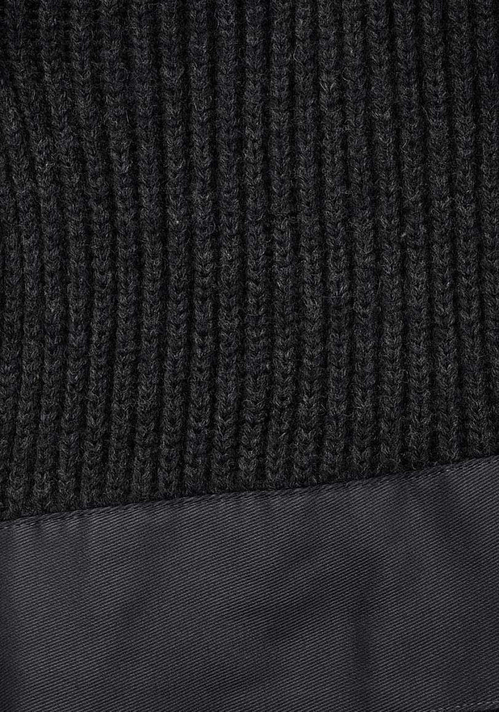 Chunky Rib Cardigan w/ Hood