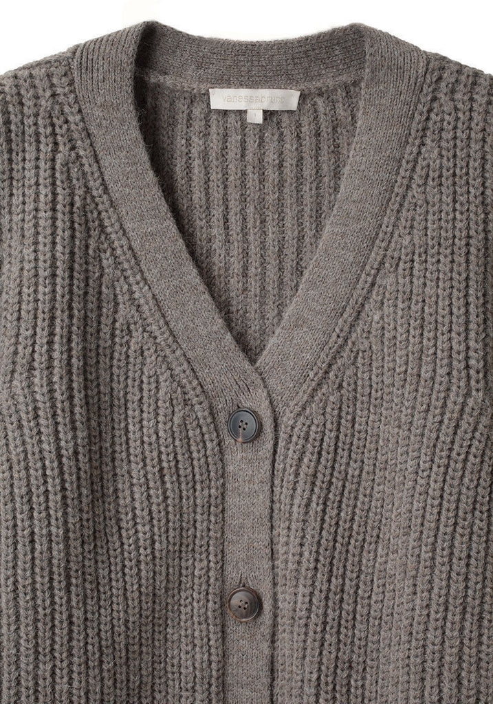 Chunky V-Neck Cardigan