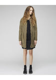 Collarless Parka