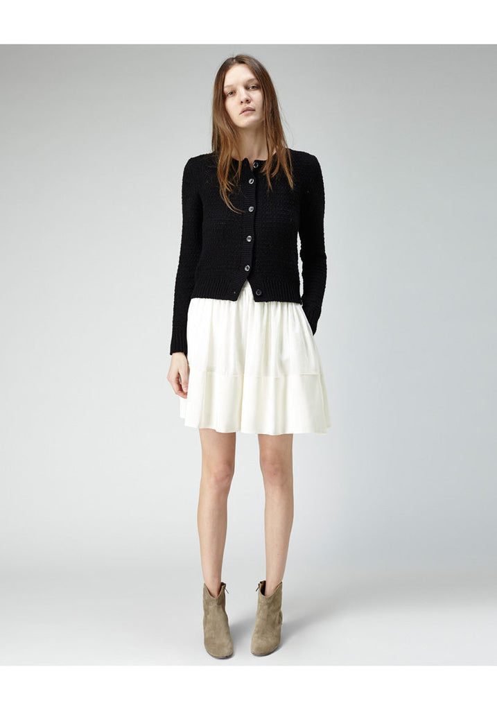 Cotton Crepe Cardigan