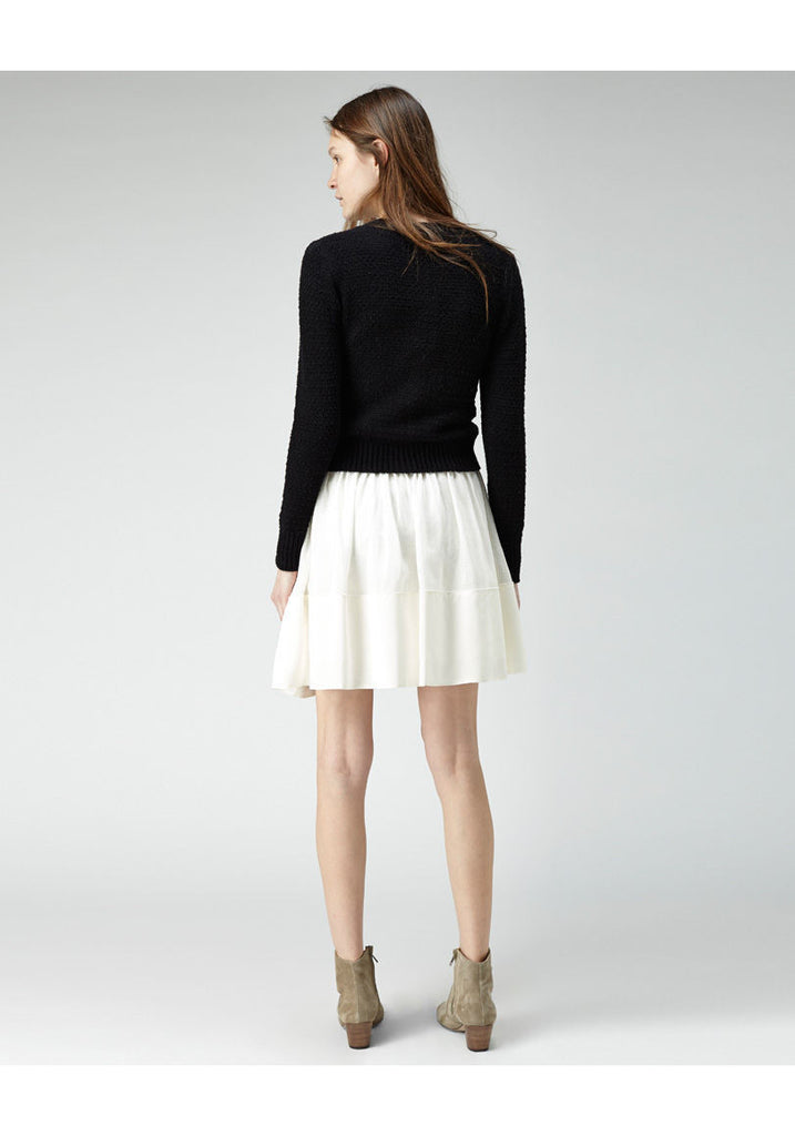 Cotton Crepe Cardigan