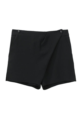 Crepe Wrap Front Short