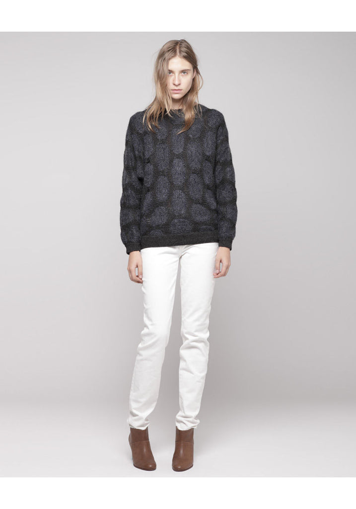 Dotted Mohair Sweater