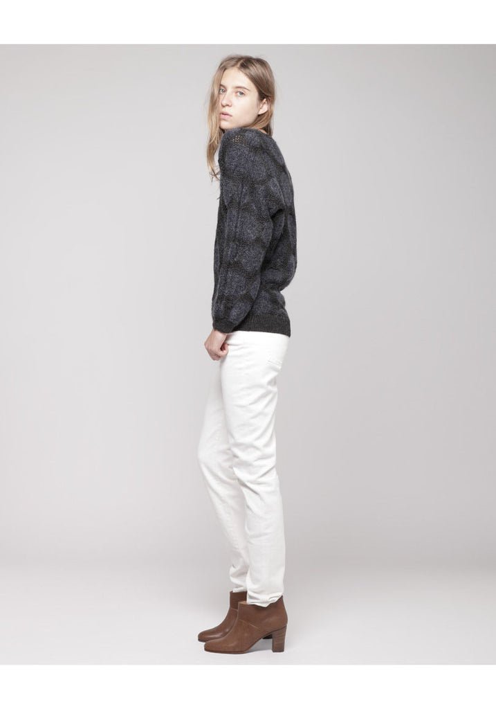 Dotted Mohair Sweater