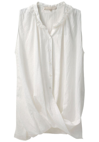 Drape Front Blouse