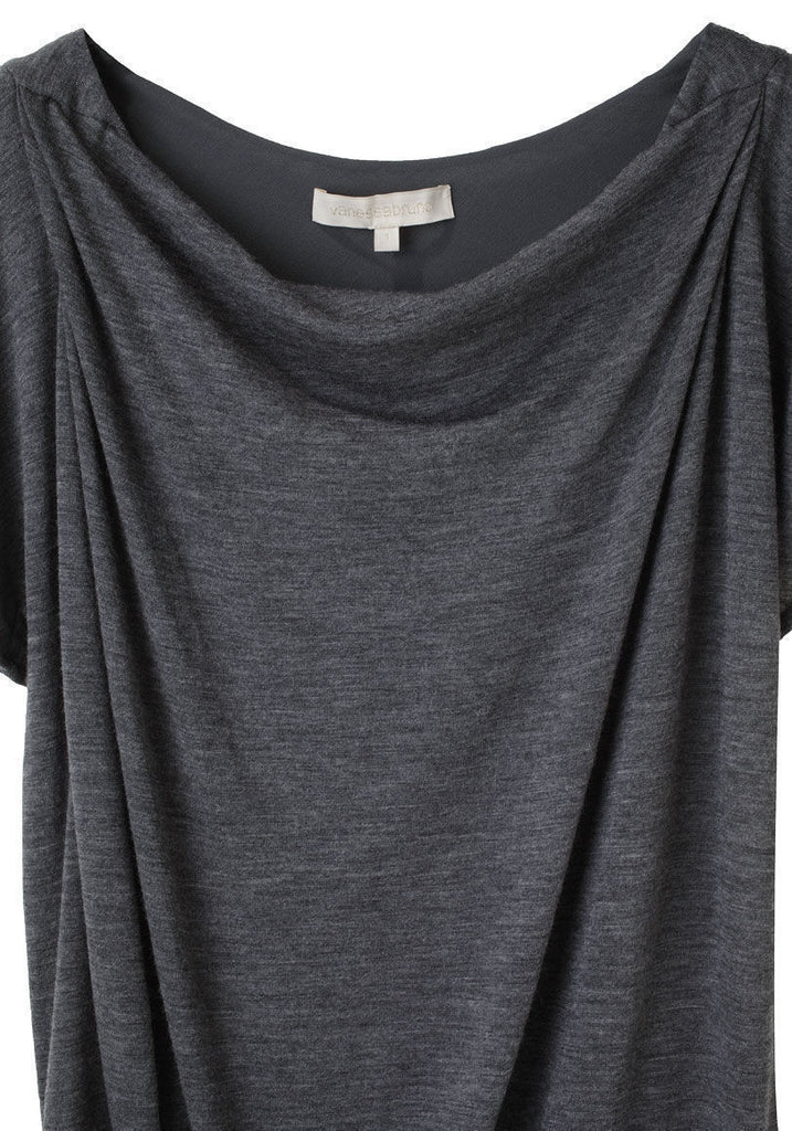 Drape Front Jersey Dress