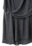 Drape Front Jersey Dress