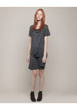 Drape Front Jersey Dress