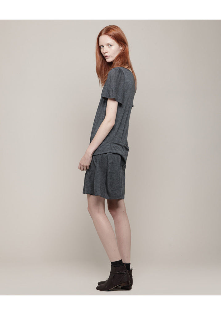 Drape Front Jersey Dress