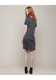 Drape Front Jersey Dress