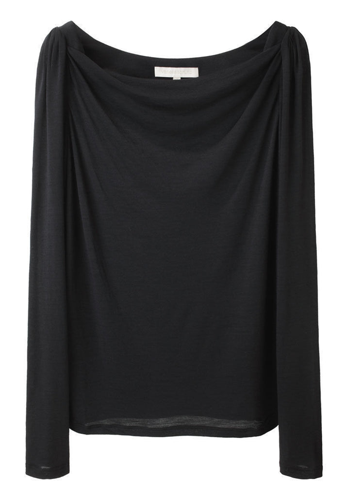 Draped Jersey Top