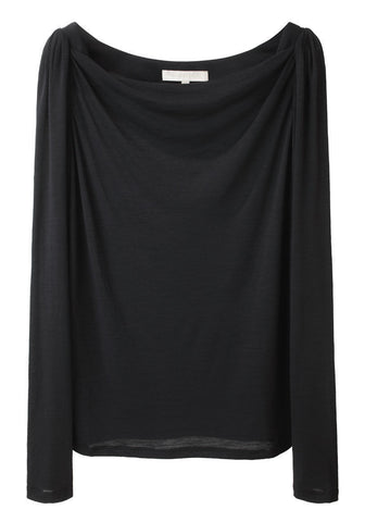 Draped Jersey Top