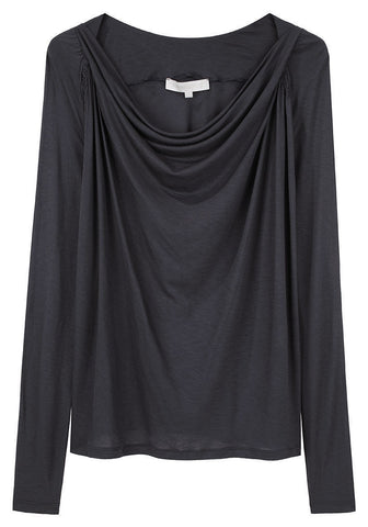 Draped Jersey Top