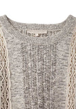Knit Sweater w/ Lace Detail