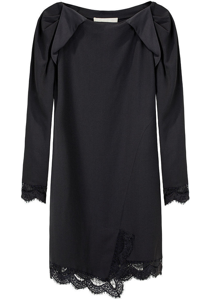 Matte Reverse Charmeuse Dress