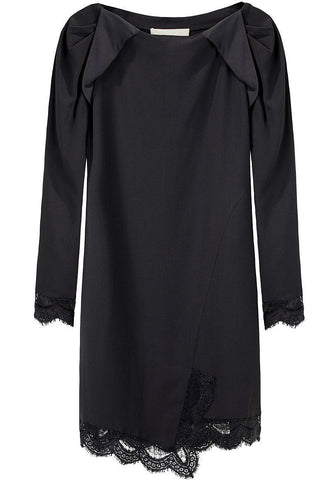 Matte Reverse Charmeuse Dress