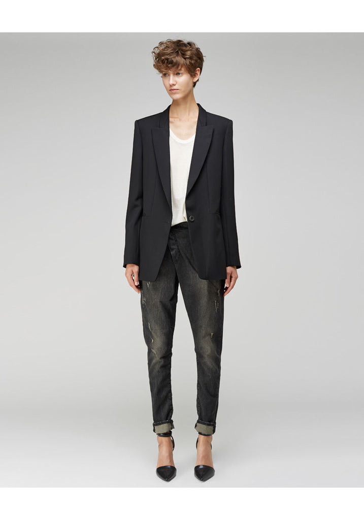 Peak Collar Blazer