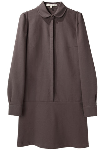 Round Collar Shirtdress