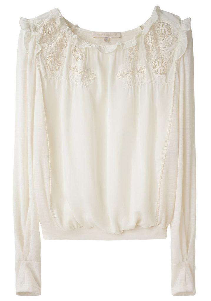 Ruffle Collar Blouse