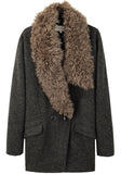 Shearling Collar Topcoat