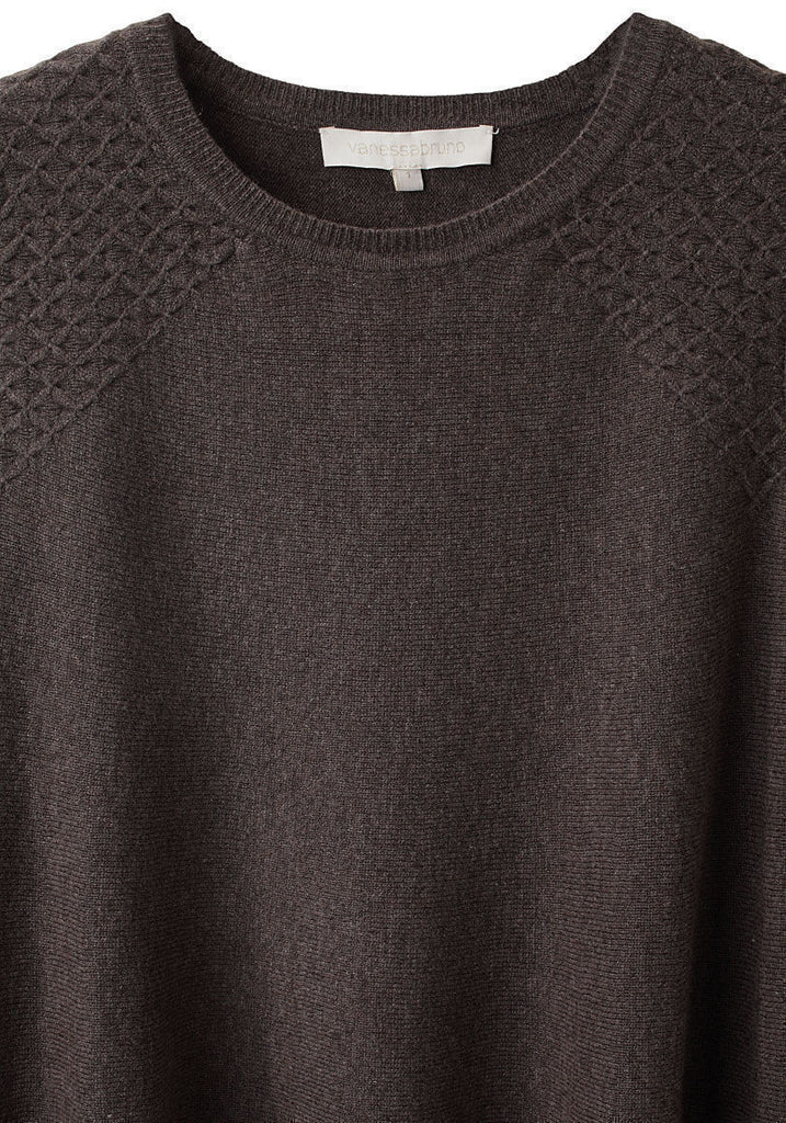 Smocked Knit Sweater Dress