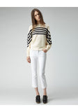 Striped Dolman Pullover