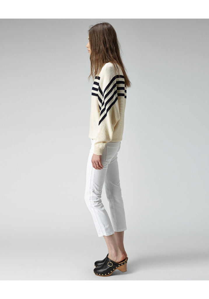 Striped Dolman Pullover