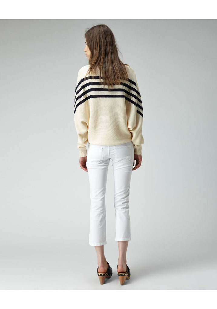 Striped Dolman Pullover