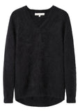 V-Neck Angora Pullover