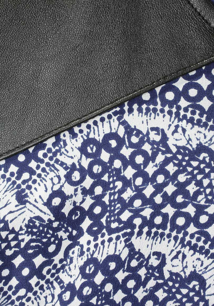 Printed Blouse with Appliques