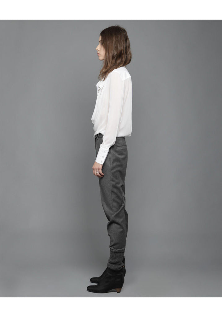 Asymmetric Draped Shirt