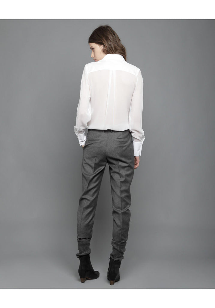 Asymmetric Draped Shirt