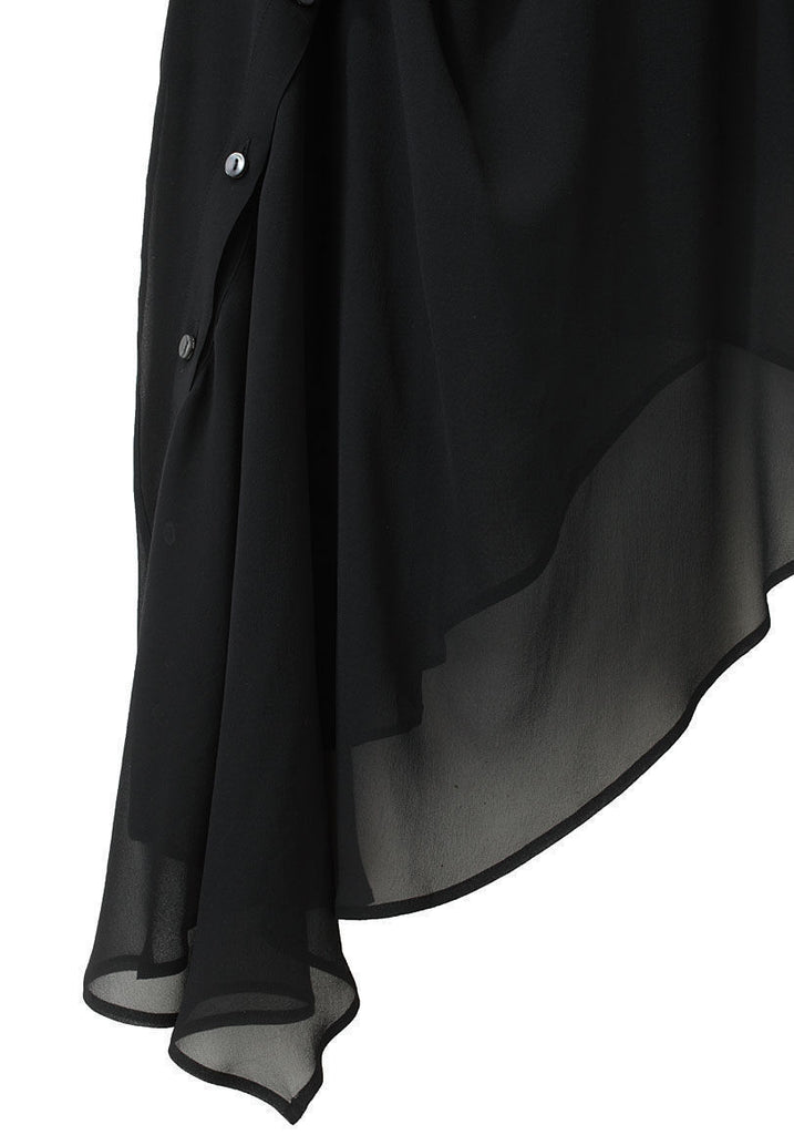 Asymmetric Georgette Dress