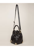 Drawstring Leather Bag