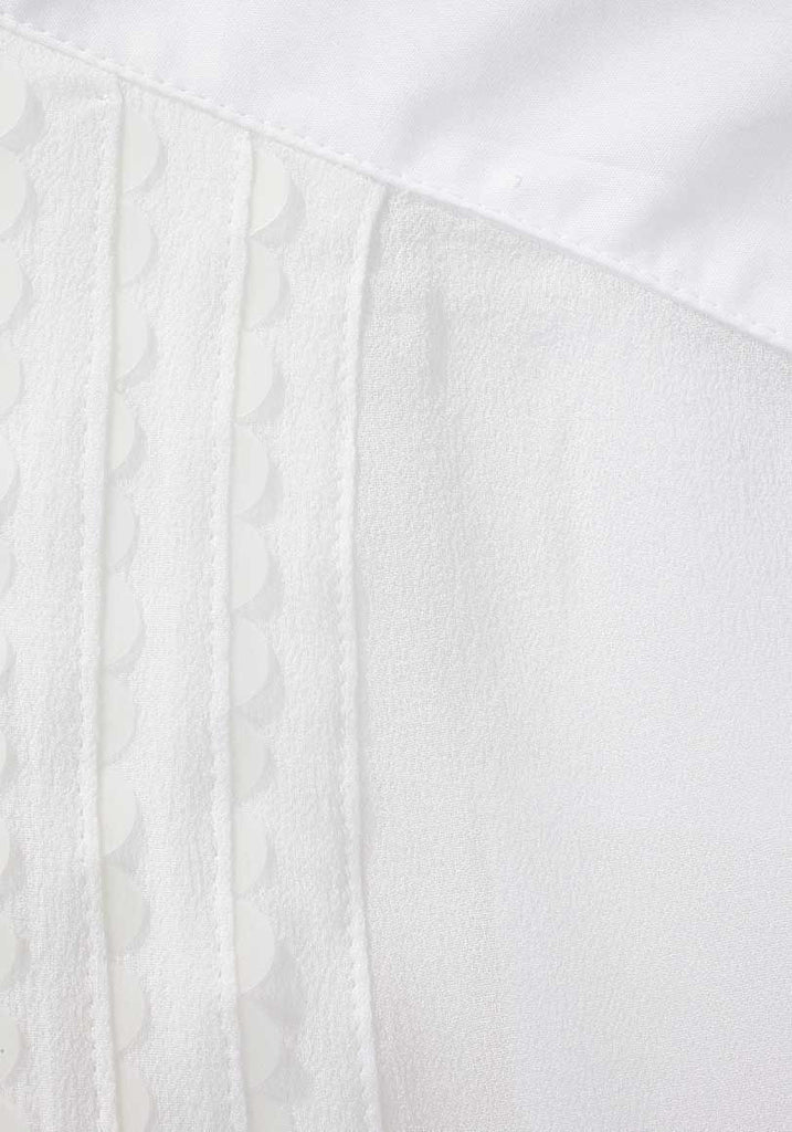 Embroidered White Shirt