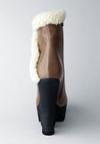 Fur Lined Ankle Wedge