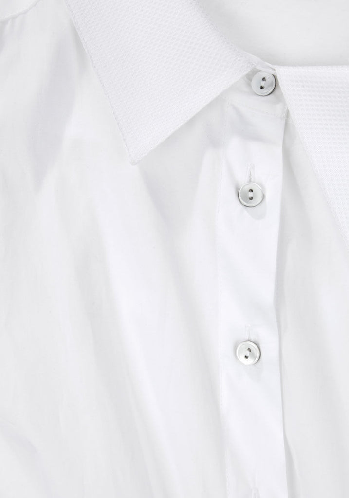 Popeline Asymmetrical Dress