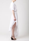 Popeline Asymmetrical Dress